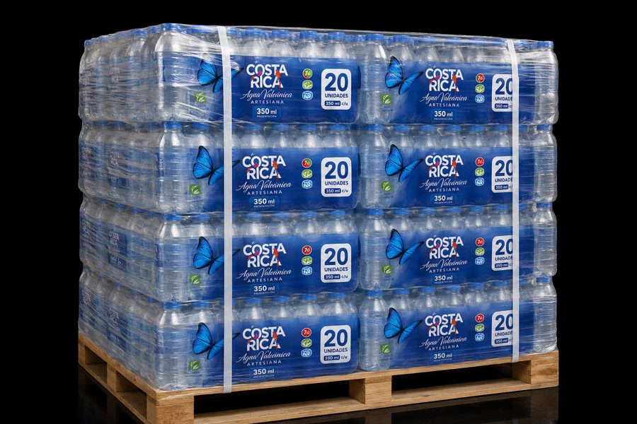 Agua Monterreal 350 ml, pallet de 98 paquetes