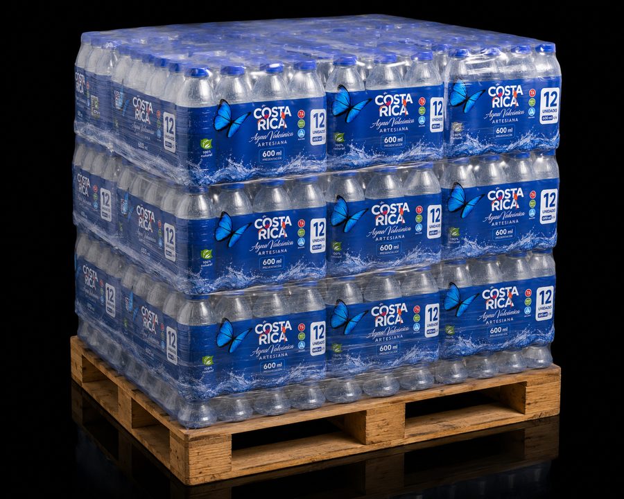 Agua Monterreal 600 ml, pallet de 125 paquetes