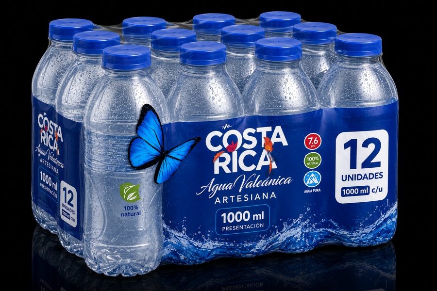 Agua Monterreal 1000 ml, paquete de 12 unidades